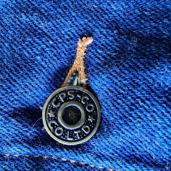 CPS Denim Vest Womens Large Floral Western Cowgirl Rodeo 80s Cottagecore Country - Picture 8 of 16